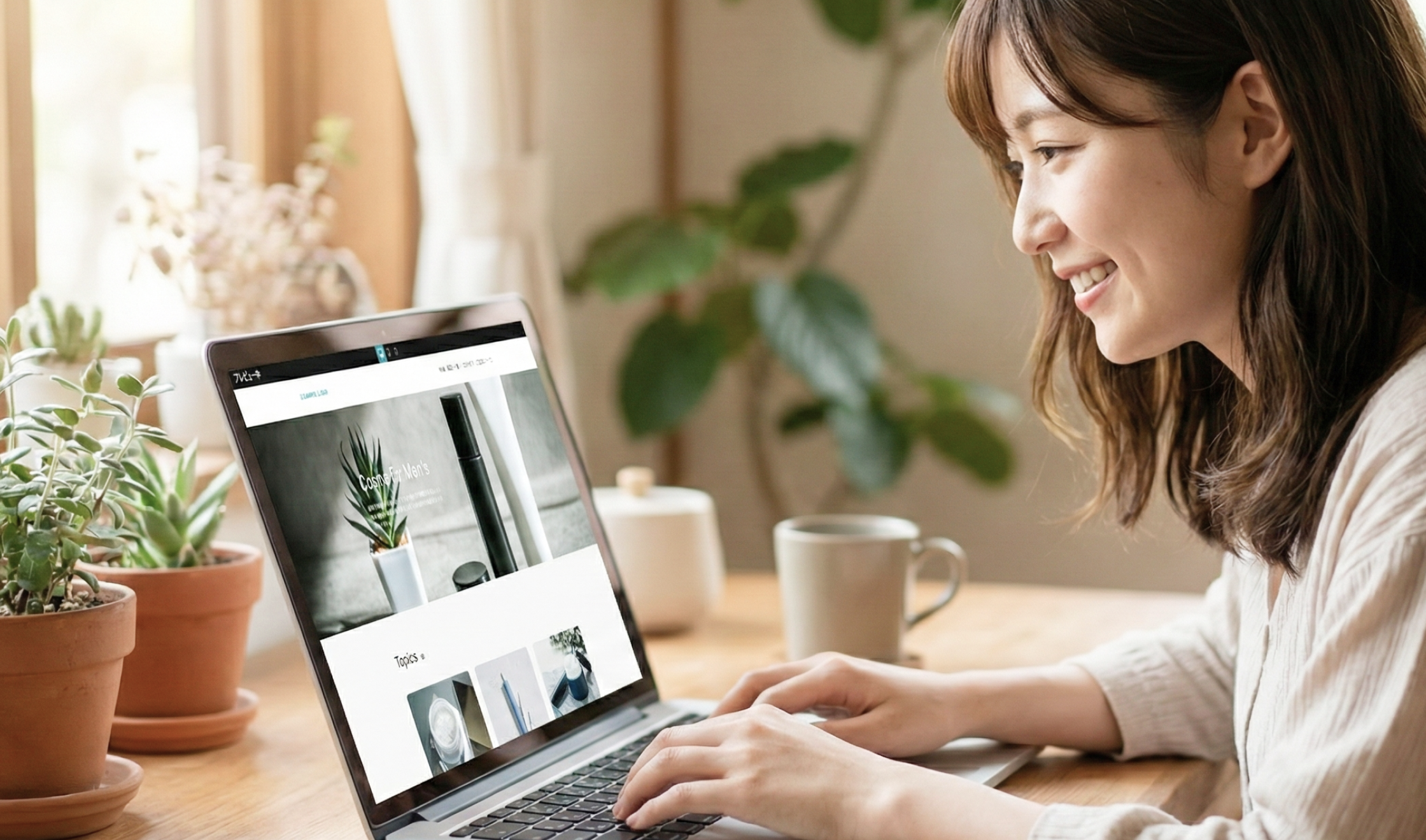 知識不要！誰でも簡単に本格HP・ショップ作成