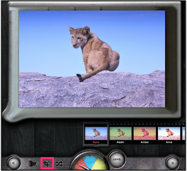 PIXLR o-maticの1:1のマーク