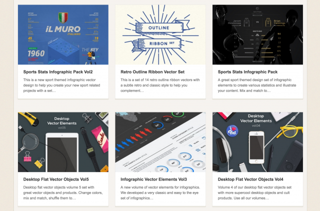 PixedenのVectorsカテゴリー