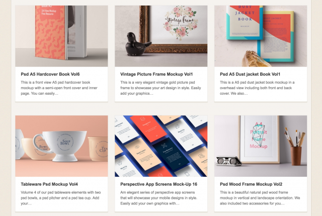 PixedenのGraphicsカテゴリー