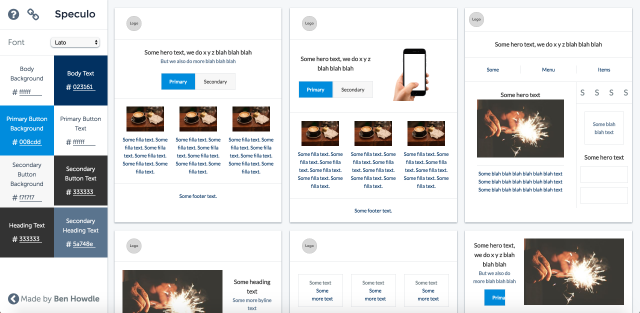 Speculoのトップページ