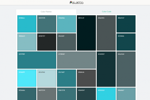 カラーパレット選択後
